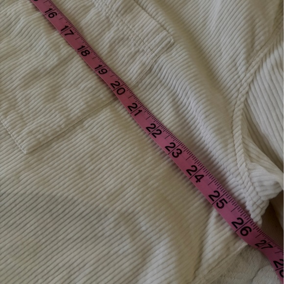 AYR size L ivory Deep End Cordoroy shirt. Super soft. Layer with texture. - Picture 10 of 10
